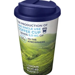 Kubek Brite-Americano® 350 ml z wieczkiem zapobiegającym rozchlapaniu / Biały 21069701