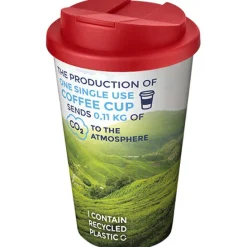 Kubek Brite-Americano® 350 ml z wieczkiem zapobiegającym rozchlapaniu / Biały 21069702