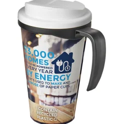 Kubek Brite-Americano® 350 ml z wieczkiem zapobiegającym rozchlapaniu / Czarny 21042001