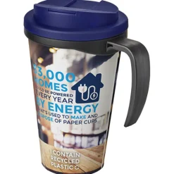 Kubek Brite-Americano® 350 ml z wieczkiem zapobiegającym rozchlapaniu / Biały 21042007