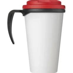 Kubek Brite-Americano® 350 ml z wieczkiem zapobiegającym rozchlapaniu / Biały 21042006