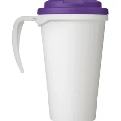Kubek Brite-Americano® 350 ml z wieczkiem zapobiegającym rozchlapaniu / Biały 21042011