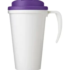 Kubek Brite-Americano® 350 ml z wieczkiem zapobiegającym rozchlapaniu / Biały 21042011