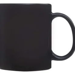 Kubek ceramiczny do sublimacji zmieniający kolor SIRMIONE 300 ml / Czarny 343803