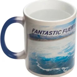 Kubek ceramiczny do sublimacji zmieniający kolor SIRMIONE 300 ml / Niebieski 343804