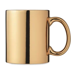 Kubek ceramiczny metaliczny / Matowy złoty MO6607-98