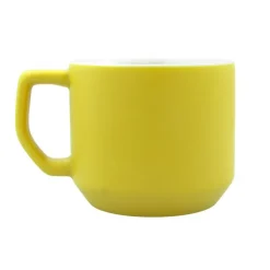 Kubek ceramiczny 330 ml | Everika / żółty VA903-08