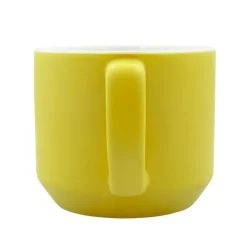 Kubek ceramiczny 330 ml | Everika / żółty VA903-08