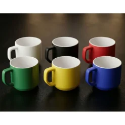 Kubek ceramiczny 330 ml | Everika / Zielony VA903-06