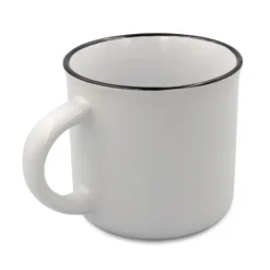 Kubek ceramiczny 280 ml | Lini / Biały VA905-02