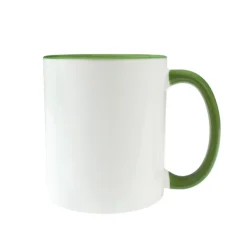 Kubek ceramiczny 350 ml | Nerita / Jasnozielony VA073-10