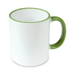 Kubek ceramiczny 350 ml | Nerita / Jasnozielony VA073-10