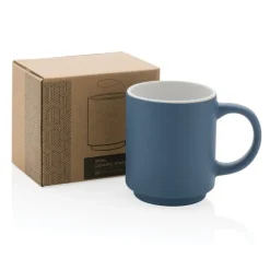 Kubek ceramiczny 180 ml / Niebieski P434.075