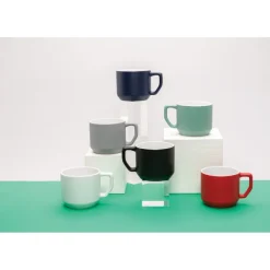 Kubek ceramiczny 350 ml / Niebieski P434.045