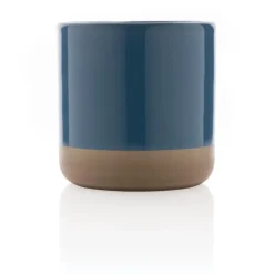 Kubek ceramiczny 280 ml / Niebieski P434.085