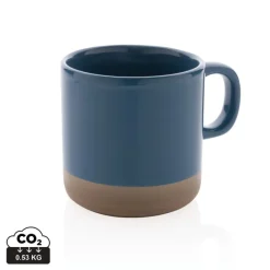 Kubek ceramiczny 300 ml / Niebieski P434.115