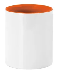 Kubek ceramiczny 350 ml / Pomarańczowy V9504-07
