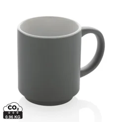 Kubek ceramiczny 180 ml / Szary P434.072