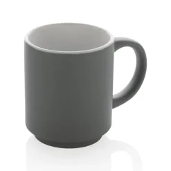 Kubek ceramiczny 180 ml / Szary P434.072