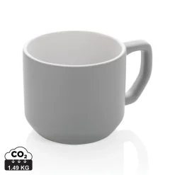 Kubek ceramiczny 300 ml / Szary P434.003
