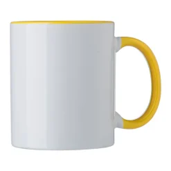 Kubek ceramiczny 300 ml / żółty V6986-08