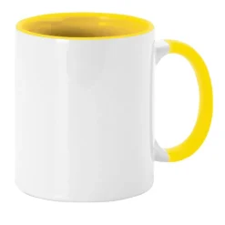 Kubek ceramiczny 350 ml / żółty V9504-08