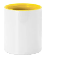 Kubek ceramiczny 350 ml / żółty V9504-08