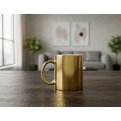 Kubek ceramiczny 350 ml | Yillka / Złoty VA070-24