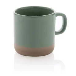 Kubek ceramiczny 280 ml / Zielony P434.087