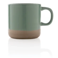 Kubek ceramiczny 300 ml / Zielony P434.117