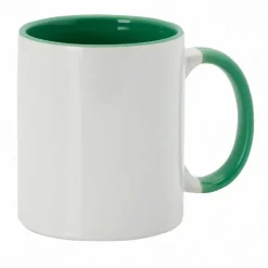 Kubek ceramiczny 350 ml / Zielony V9504-06