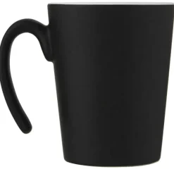 Kubek ceramiczny Oli o pojemności 360 ml z uchwytem / Biały 10068701