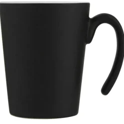 Kubek ceramiczny Oli o pojemności 360 ml z uchwytem / Biały 10068701