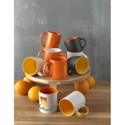 Kubek ceramiczny Riviera / Czarny 10047602