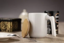 Kubek ceramiczny VIVIAN 420 ml / Biały 16040-01
