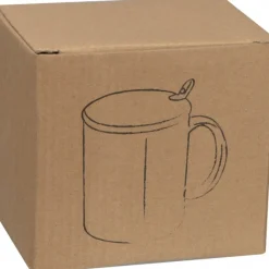 Kubek ceramiczny z łyżeczką 300 ml LOTHAR / Czarny 8296903