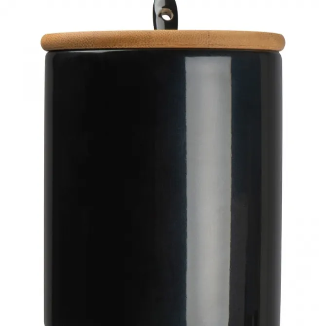 Kubek ceramiczny z łyżeczką 300 ml LOTHAR / Czarny 8296903
