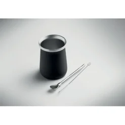 Kubek do herbaty yerba mate / Czarny MO2776-03