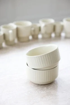 Kubek do kawy COFFEE & MORE 2-szt, beżowy / Beżowy 5018571-