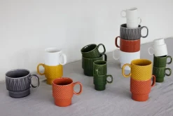 Kubek do kawy COFFEE & MORE 2-szt, żółty / Żółty 5018524-