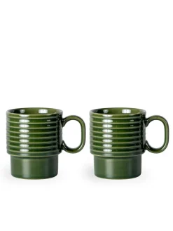 Kubek do kawy COFFEE & MORE 2-szt, zielony / Zielony 5018370-