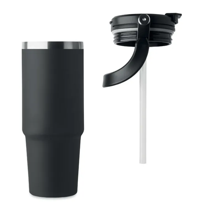 Kubek duścienny 850 ml / Czarny MO2561-03