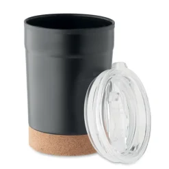 Kubek dwuściankowy 300 ml / Czarny MO2187-03