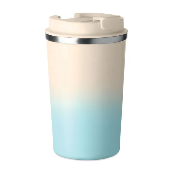 Kubek dwuścienny 350 ml / Baby Blue MO2885-66