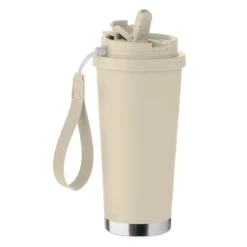 Kubek dwuścienny 500 ml / Bezowy MO2662-13