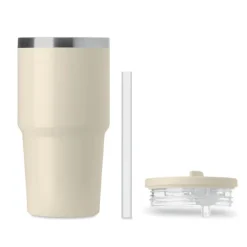 Kubek dwuścienny 500 ml / Bezowy MO3170-13