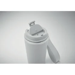 Kubek dwuścienny 350 ml / Bialy MO2317-06