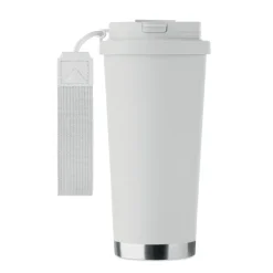 Kubek dwuścienny 500 ml / Bialy MO2662-06