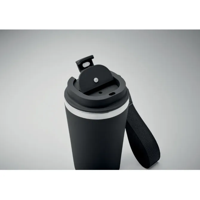 Kubek dwuścienny 350 ml / Czarny MO2317-03