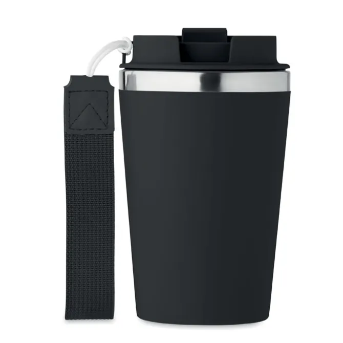 Kubek dwuścienny 350 ml / Czarny MO2317-03